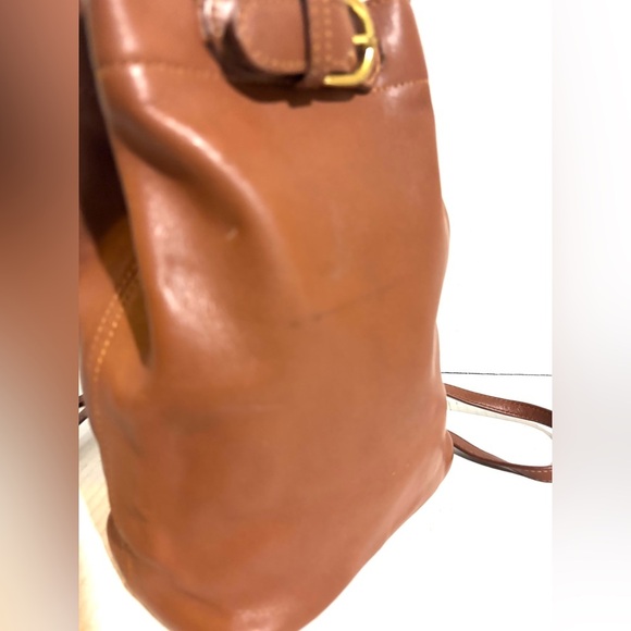 Vintage Brown Leather Backpack
